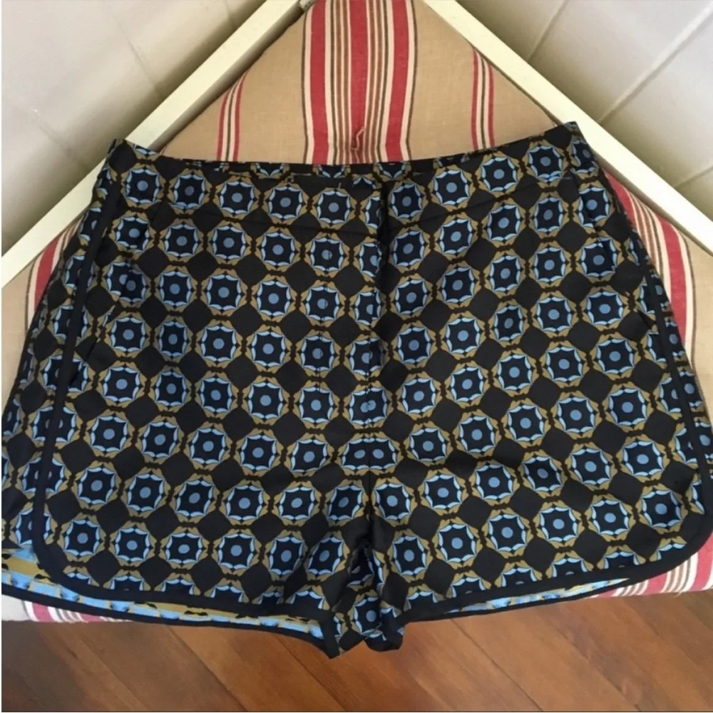 NWT J. Crew Collection Silk Tile Jacquard Shorts